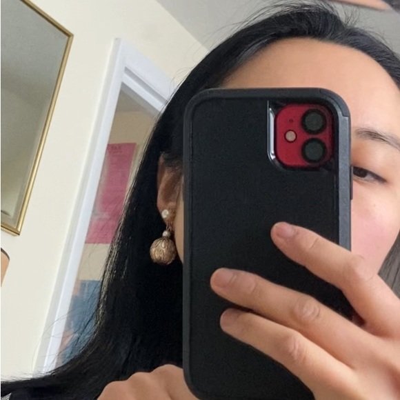 3 for $30 vintage double pearl earring ear clips with gold detailing - Picture 4 of 7